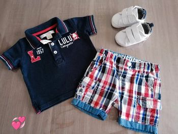 Ensemble été 3 pièces Lulu Castagnette 3 mois