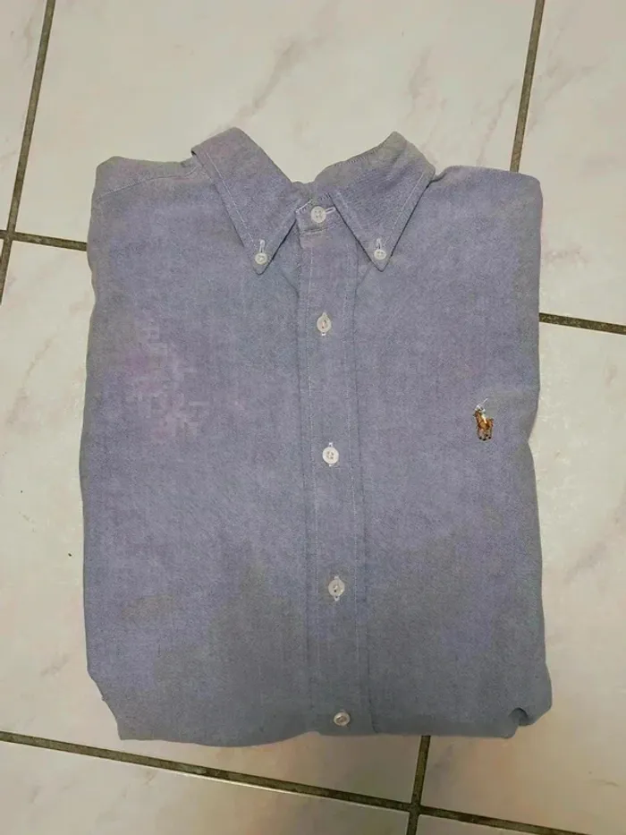 Chemise Ralph Lauren Oxford Vintage – Taille 14½ (équivalent S) - photo numéro 11