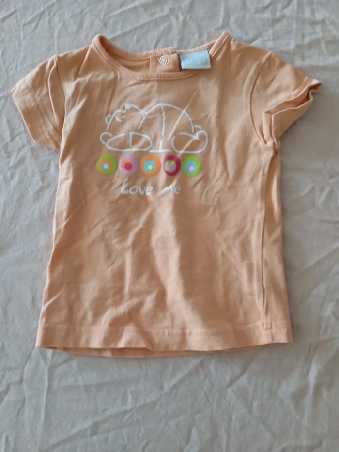 Tee-shirt manches courtes 6 mois - photo numéro 2