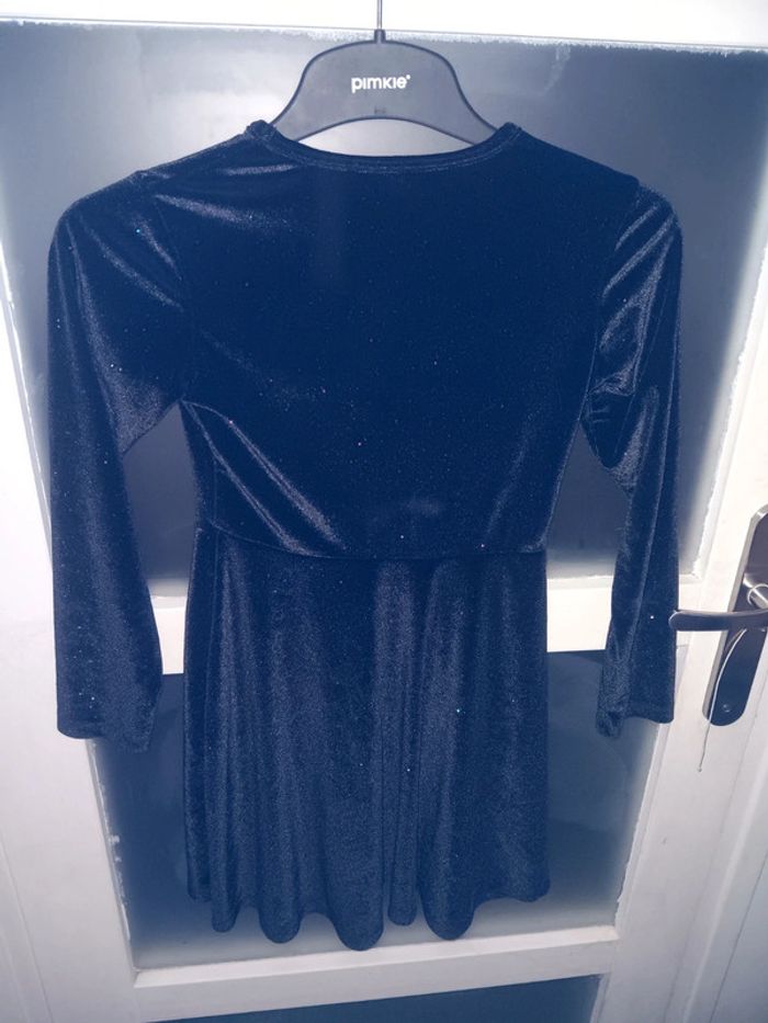 Robe noire brillante 10 ans - photo numéro 3