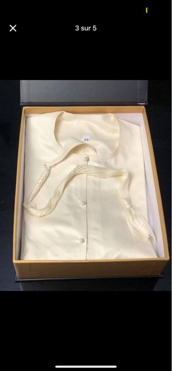 Qamis Emirati beige - Satiné Precious