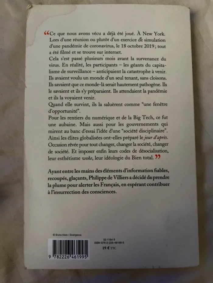 “Le jour d’après”  Philippe de Villiers - photo numéro 3