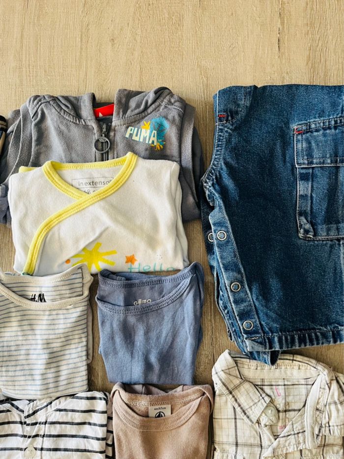 Lot de vêtements automne hiver bébé garçon multiples marques - photo numéro 2