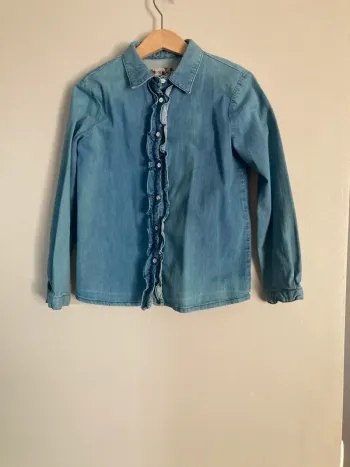 Bonpoint 🍒 chemise en jean clair 8 ans