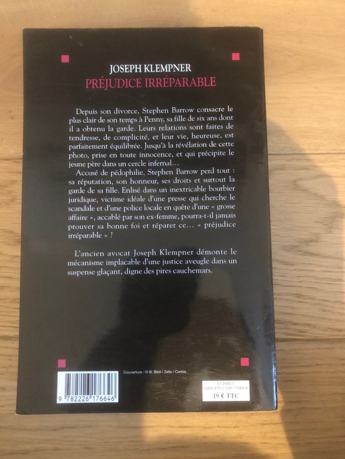 Préjudice irréparable - Joseph Klempner - photo numéro 2