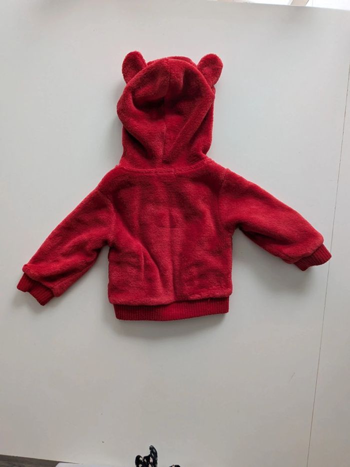 Gilet rouge Tissaia taille 6 mois - photo numéro 9