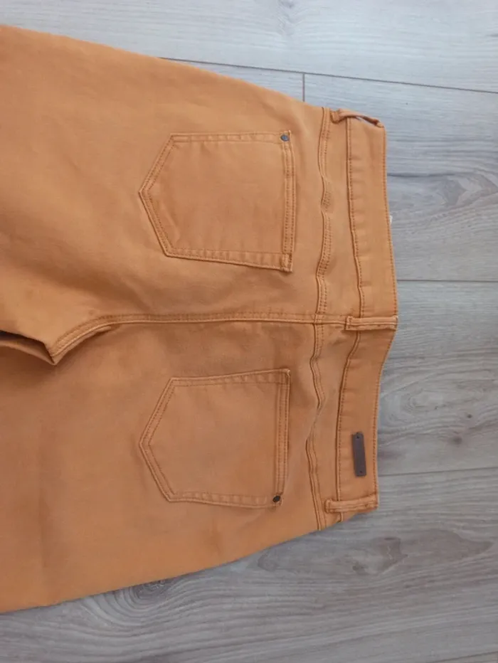 Pantalon slim moutarde - photo numéro 8