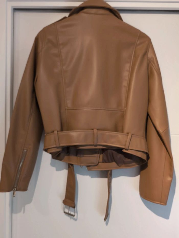 blouson Perfecto Camel - photo numéro 7
