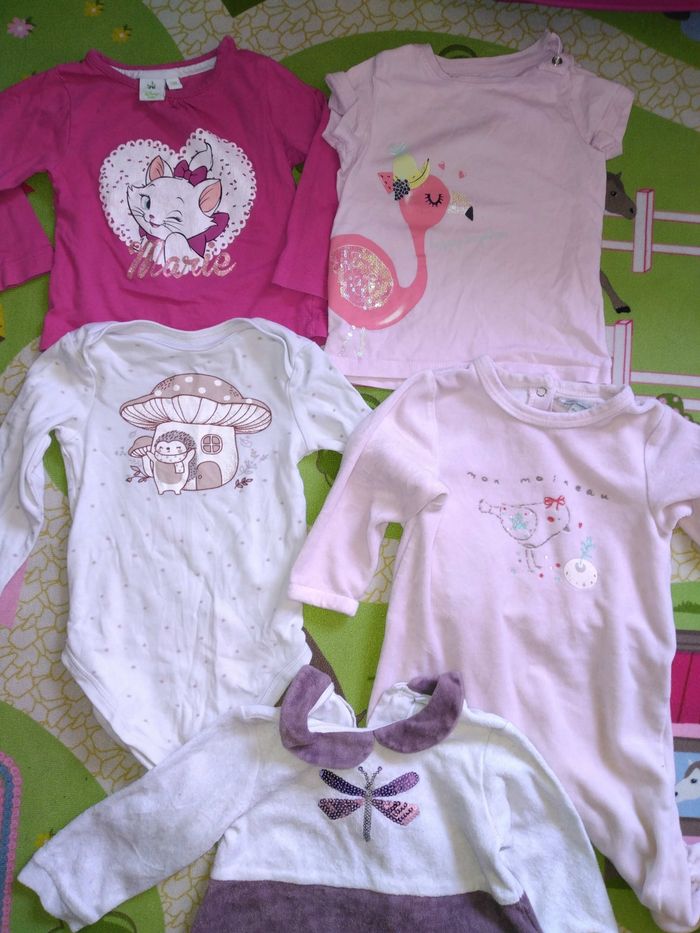 Lot de 51 vêtements fille 9 mois - photo numéro 9