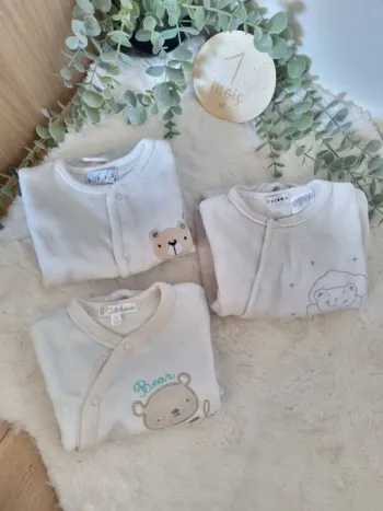 Lot de pyjamas velours mixte 1M