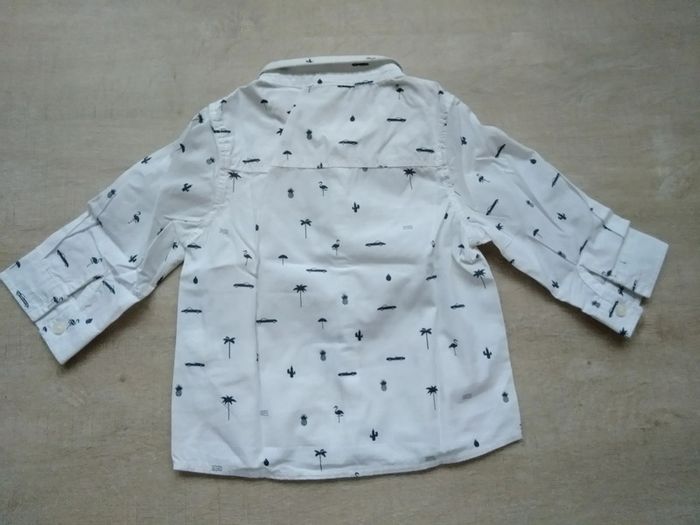 Ensemble Salopette et chemise longue, tape à l'oeil, taille 12 mois, neuf - photo numéro 4