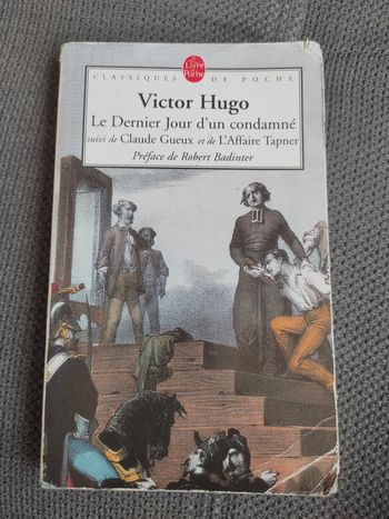 Livre le dernier jour d un condamné