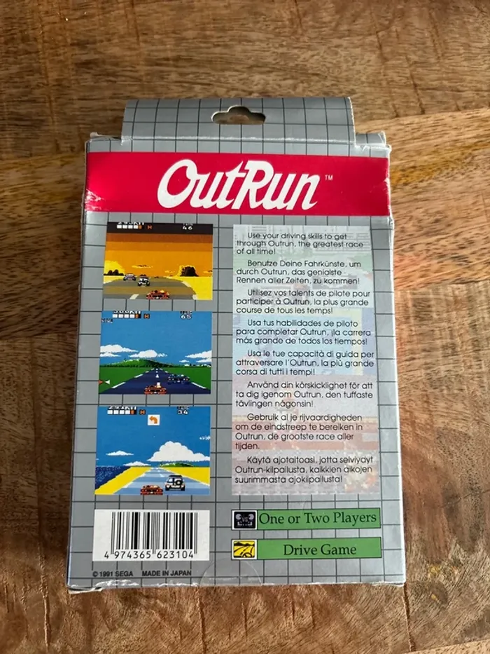 Out run sega gamegear - photo numéro 2
