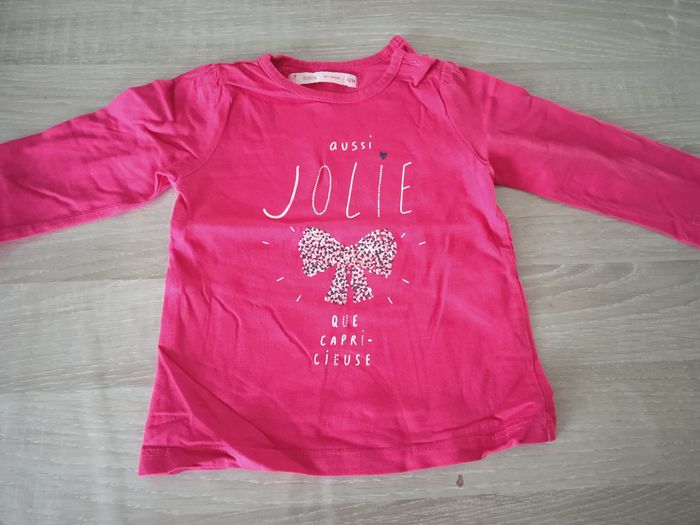 Lot de t-shirt manches longues 12 mois - photo numéro 4