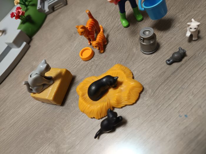 Playmobil soigneuse chat - photo numéro 3