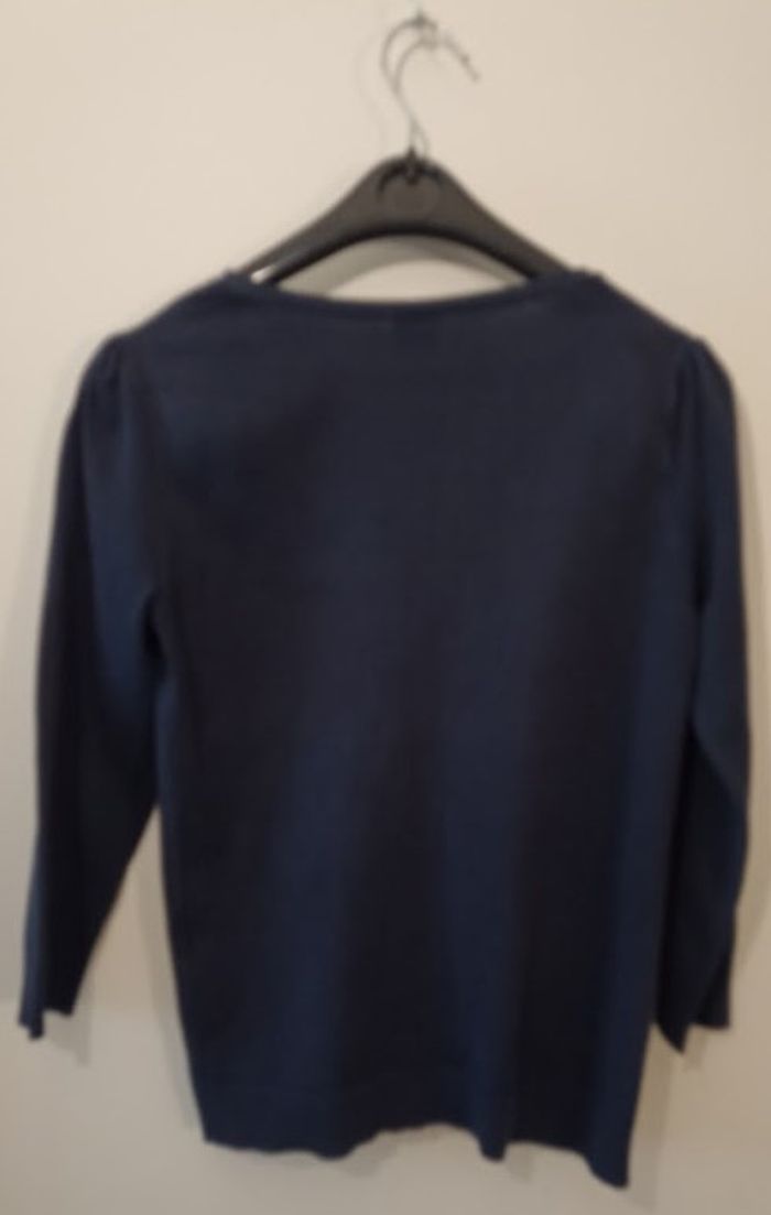 Gilet Cardigan Bleu Marine Camaïeu - Chic et Polyvalent ! - photo numéro 4