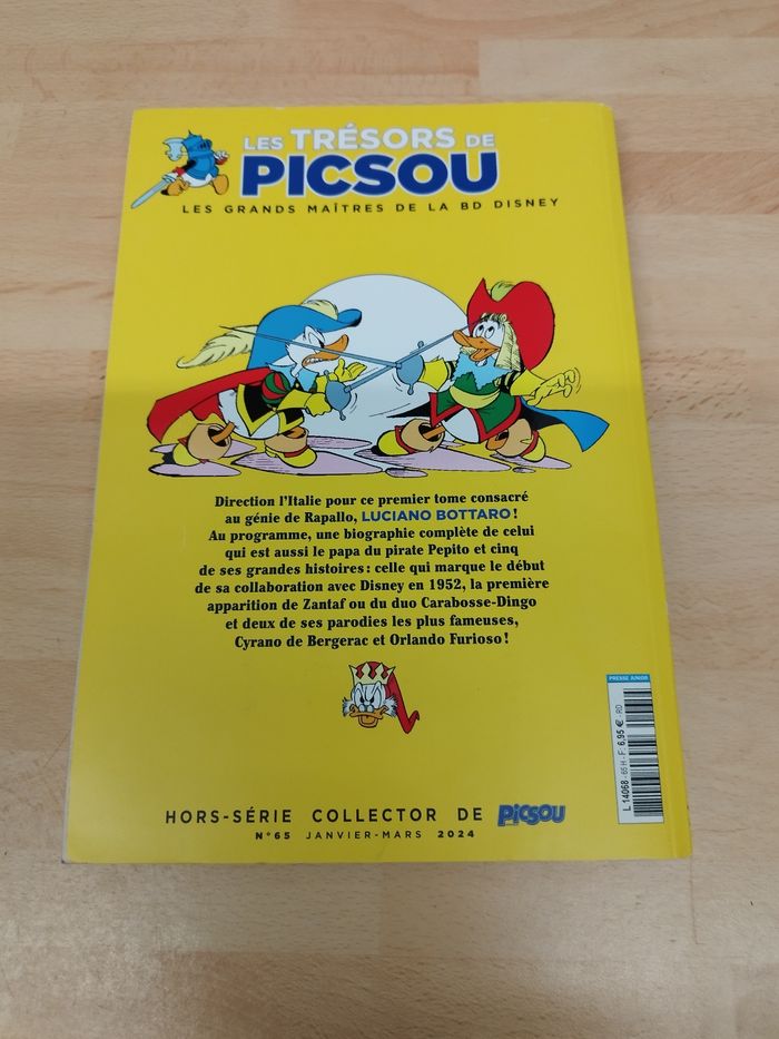 LES TRÉSORS DE PICSOU

LES GRANDS MAÎTRES DE LABD DISNEY

LUCIANO BOTTARO/TOME 1 - photo numéro 2