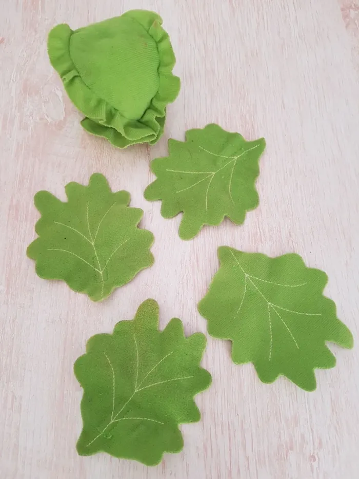 Panier en tissu et lot de légumes du potager - photo numéro 11