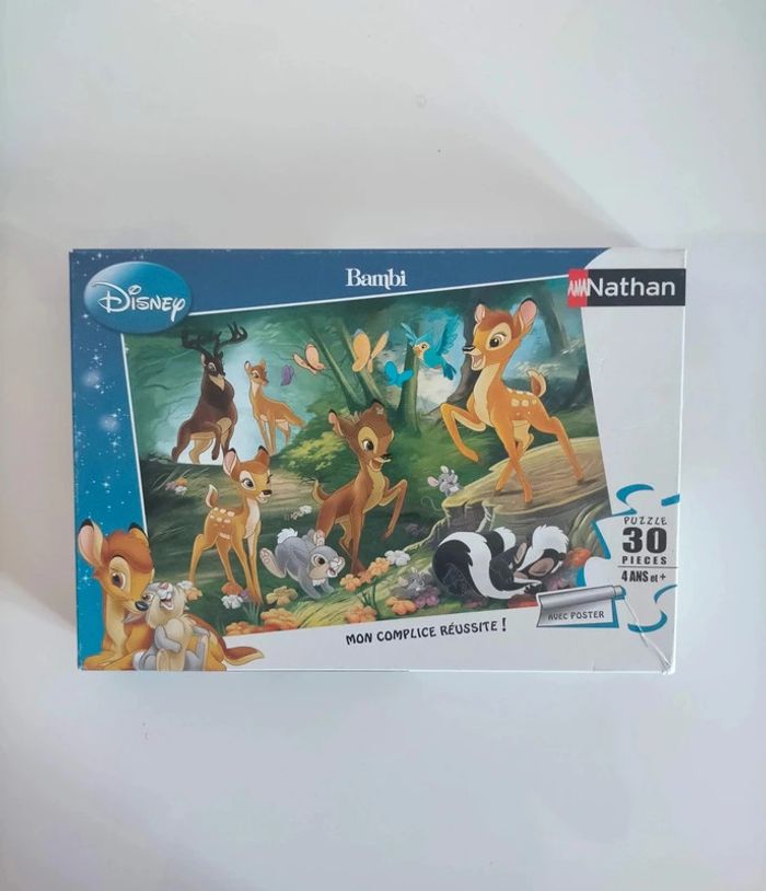 Puzzle : Bambi, Promenade en famille - Nathan