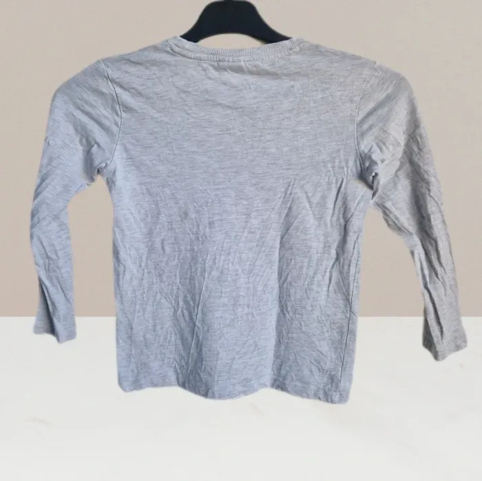 Magnifique t-shirt à manches longues gris - Tape à l'œil - Taille 8 ans - photo numéro 3