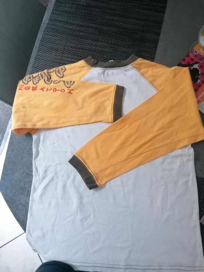 Tee-shirt manches longues garçon 10 ans o'kids - photo numéro 2