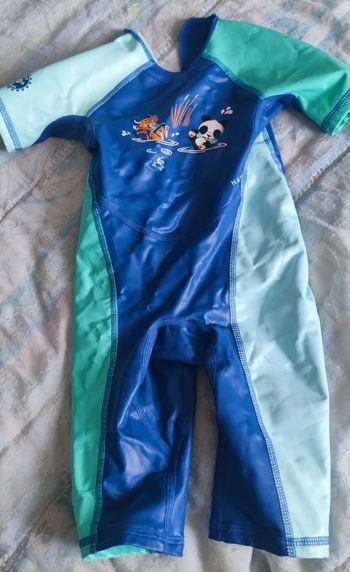 Combinaison anti uv bébé mixte 18M