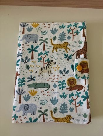 Protège carnet de santé thème Jungle