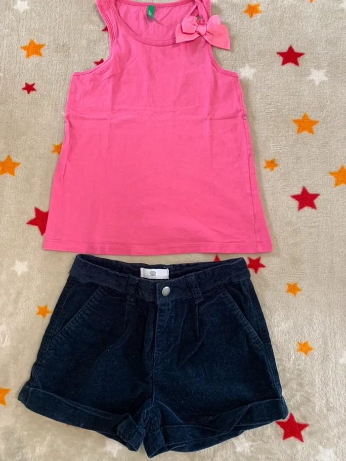 Lot 3 jupes + 1 short fille (CFK, Okaïdi, Vertbaudet, La Redoute) 6 ans - photo numéro 7