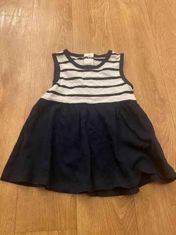 Robe marinière bébé fille 1M