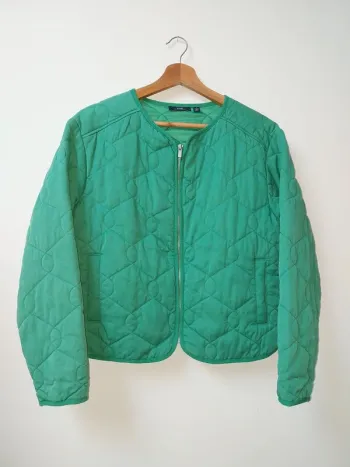 Veste matelassée verte Kiabi 36