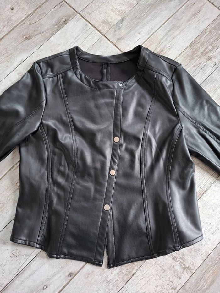 Veste style motard - photo numéro 2