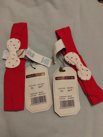 Sergent major lot bandeau fille neuf