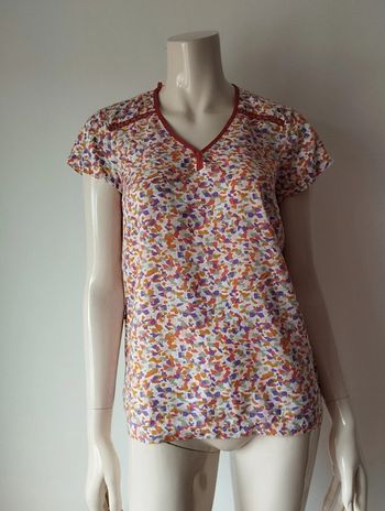 T-shirt col v Terre de Marins taille 36