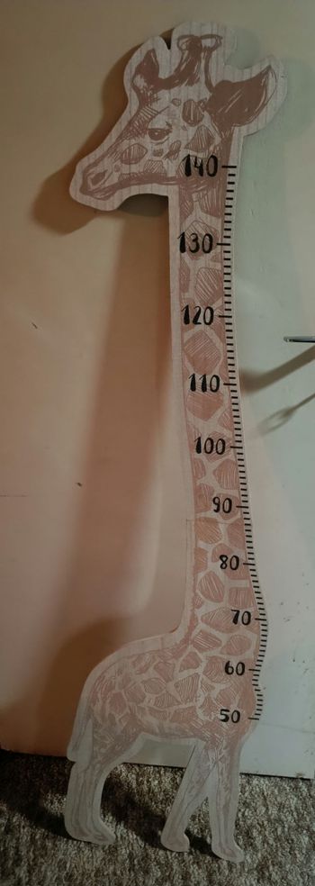 Metre mural enfant girafe