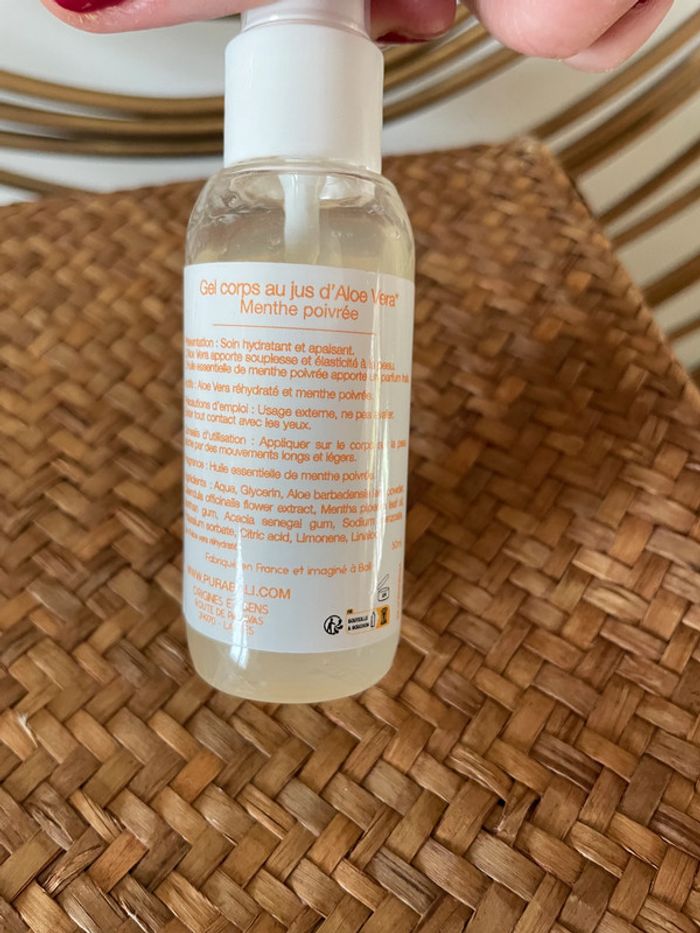 Gel corps aloe vera Purabali - photo numéro 2
