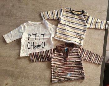 Maillot manches longues 3mois