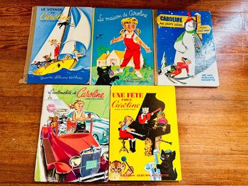 Lot de 5 Caroline Grands albums Hachette EO anciens livres bd