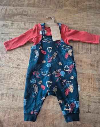 Ensemble salopette et pull