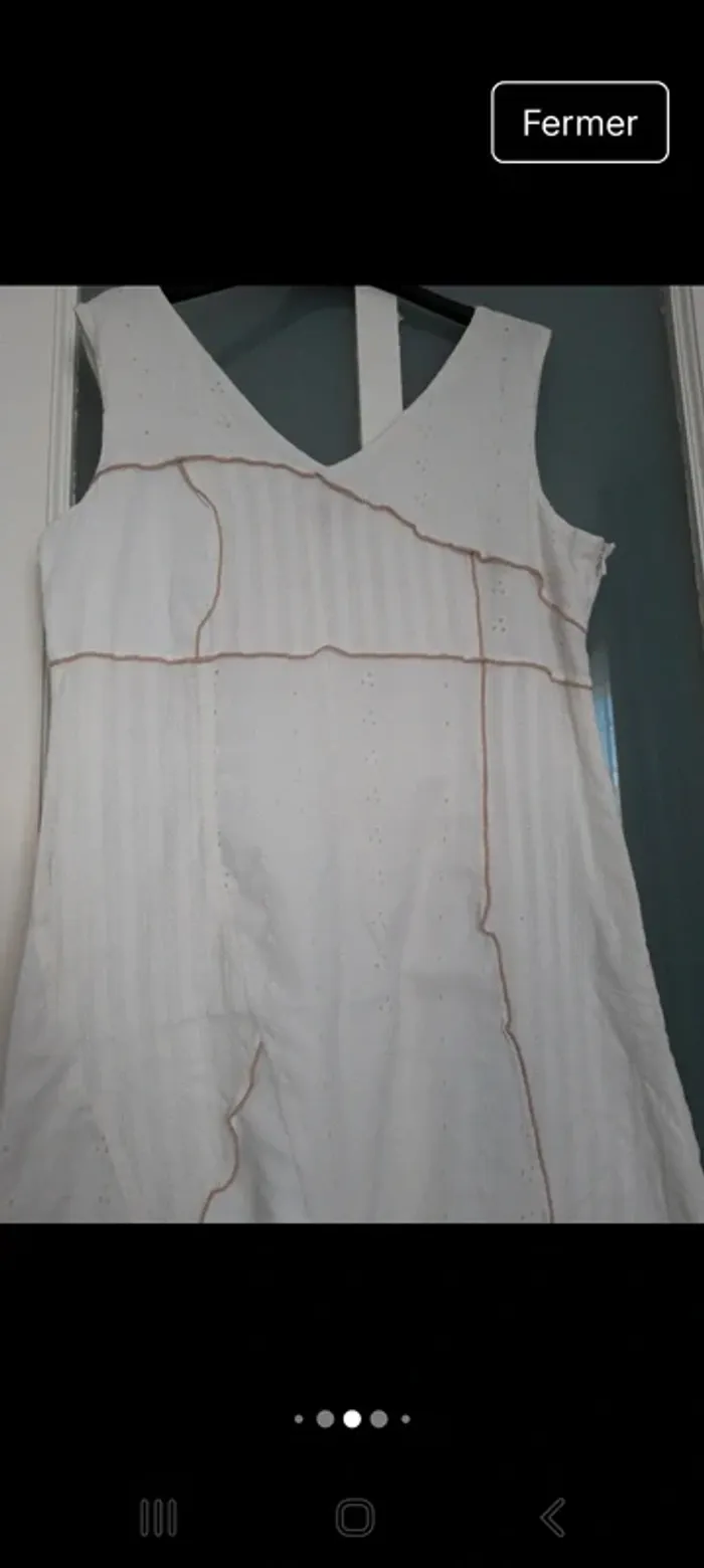 Robe blanche ecrue 42 - photo numéro 3