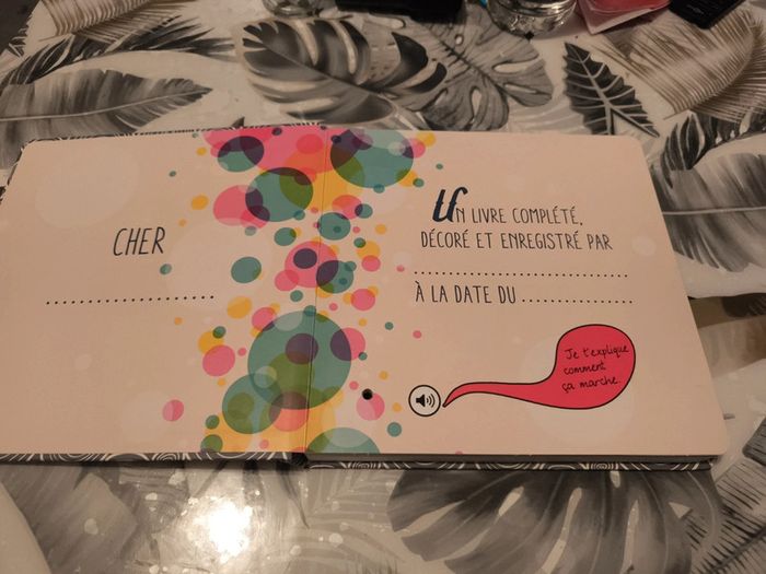 le livre sonore a enregistré pour offrir à son papi - photo numéro 2