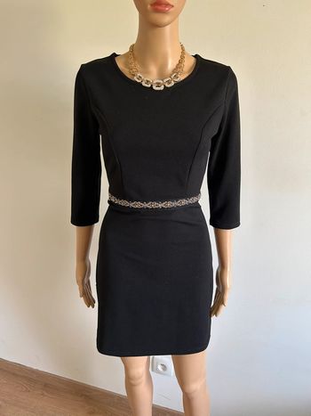 Robe noire avec manches 3/4 Jade & Me taille S TBE