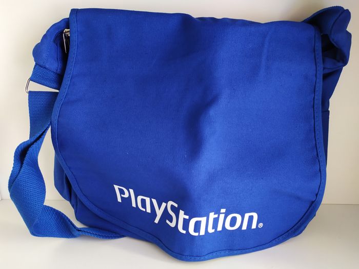 Sac bandoulière bleu SONY Playstation PS1/PS2/PS3/PS4/PS5/PSP/PSone neuf