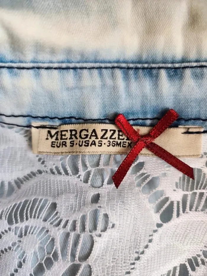 🌸Blouse jeans Dentelle Megazzer Taille 36🌸 - photo numéro 6