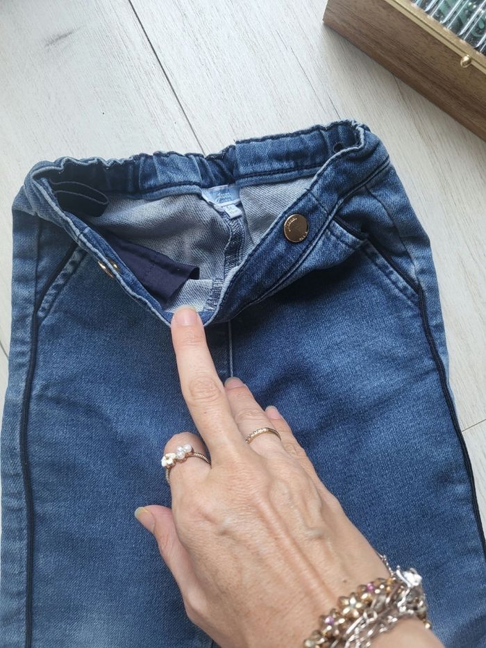 Pantalon bleu jean jacadi 5ans - photo numéro 2