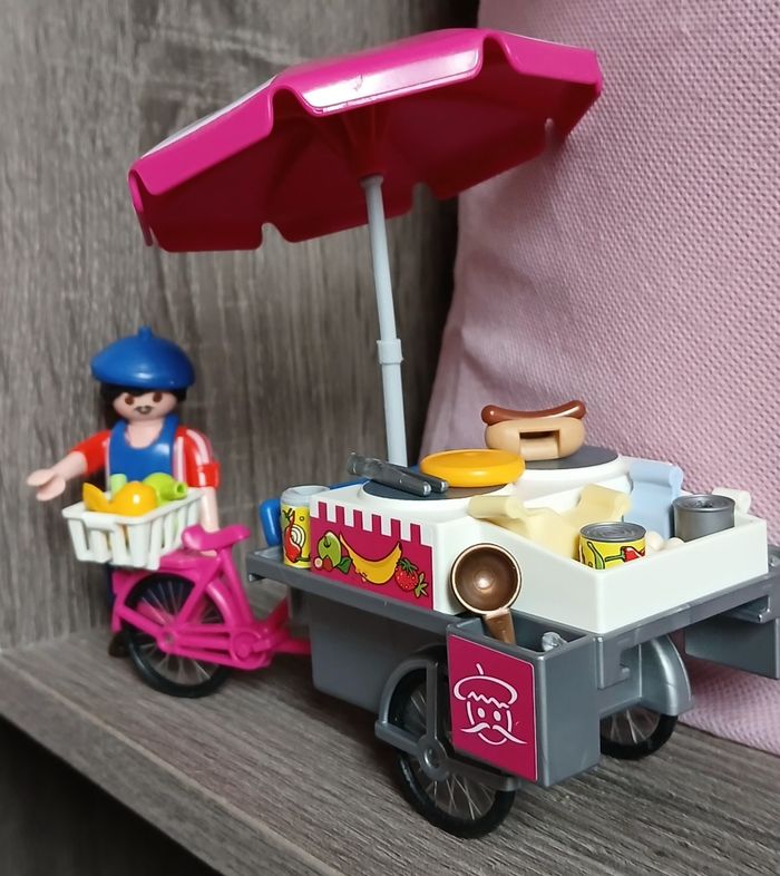 Playmobil vendeur en vélo - photo numéro 3