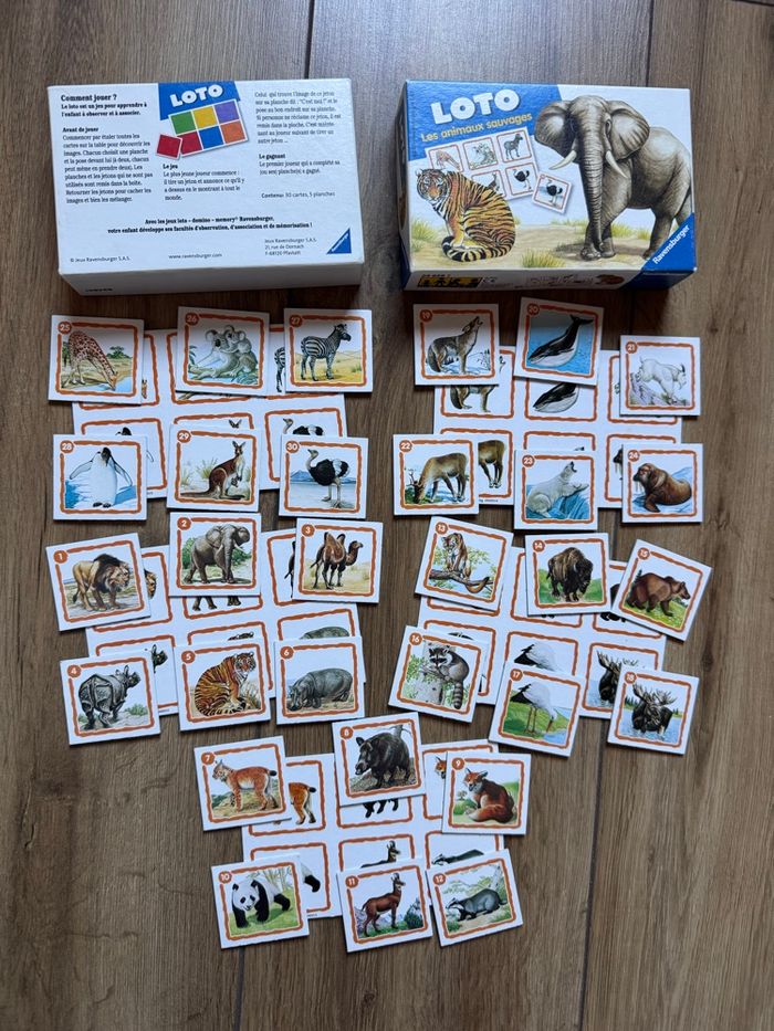 Loto des animaux sauvages Ravensburger