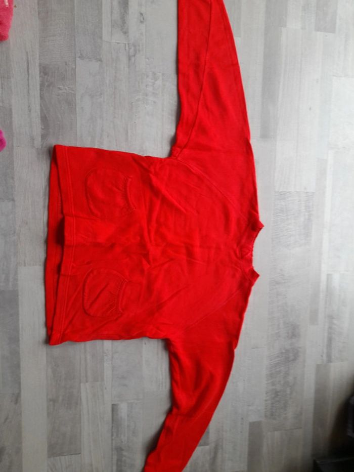 Sweat rouge mixte 10 ans