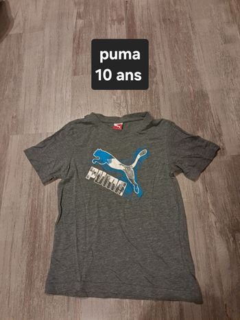 Tee-shirt MC puma 10 ans