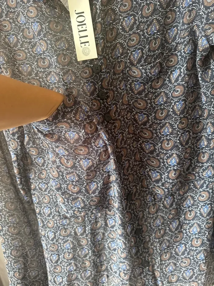 Chemise bleu marine taille S Joelle - photo numéro 4