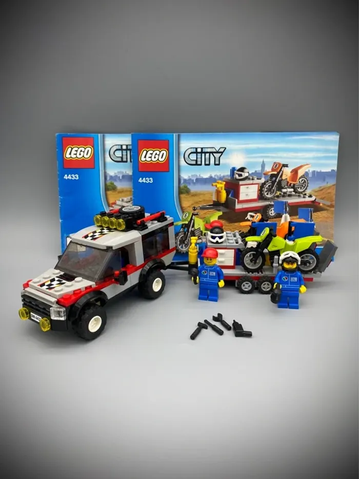 LEGO City 4433 - Dirt Bike Transporter - Complet avec Notice